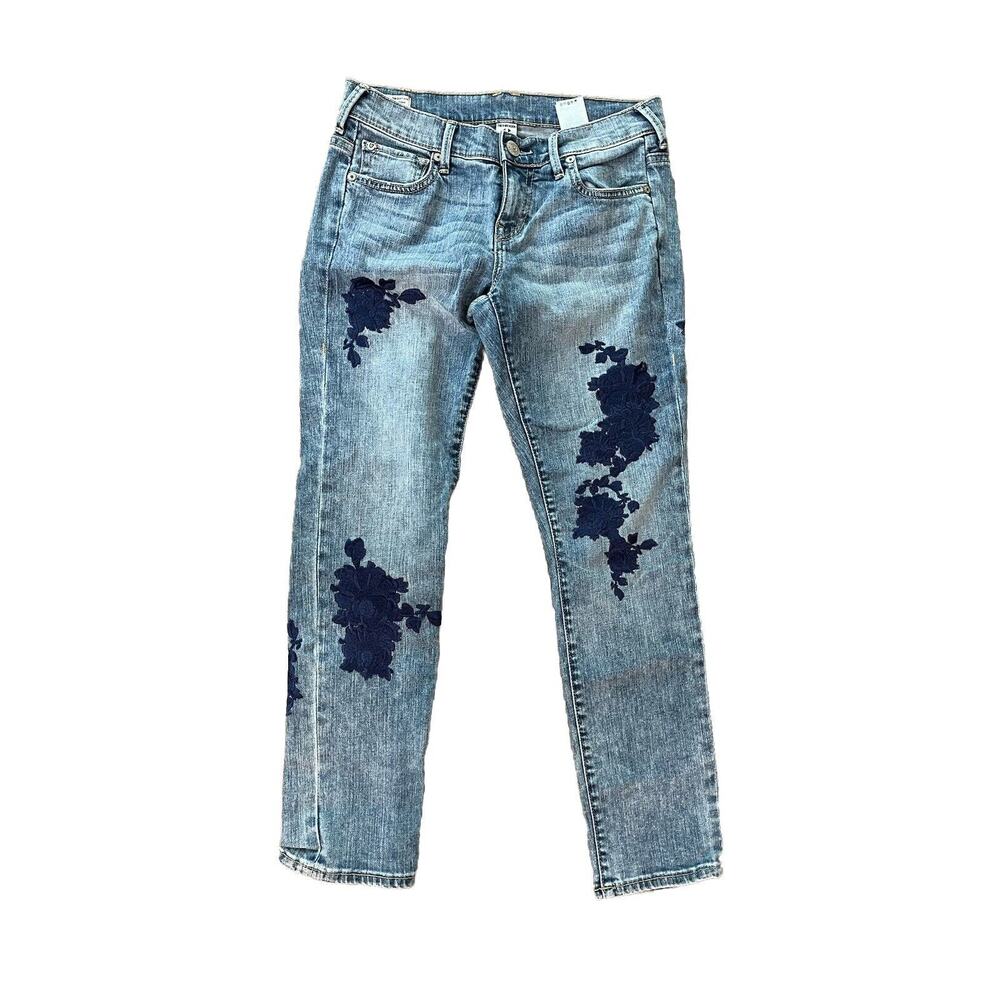 True Religion Light Wash Cameron Slim‎ Boyfriend Women's Jeans Size 25
